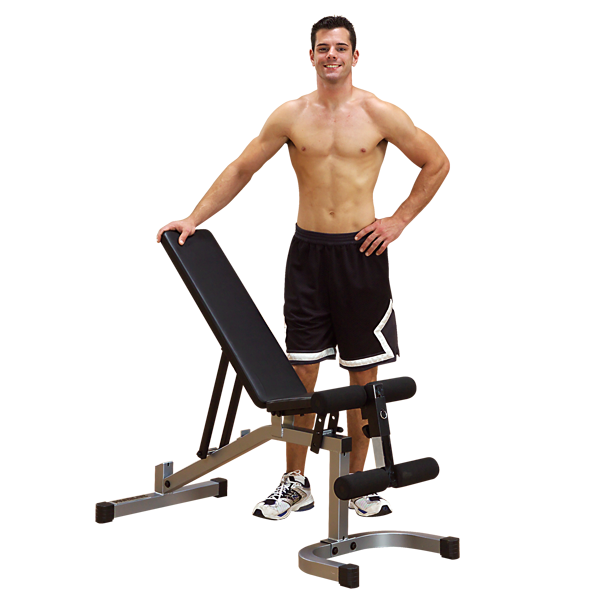 Body-Solid - POWERLINE FLAT INC/DECLINE UTILITY BENCH