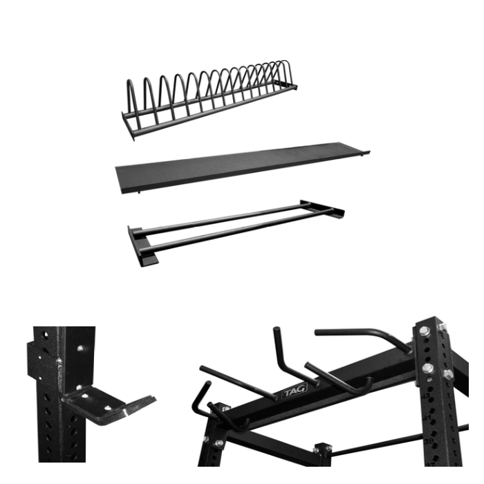 TAG Power Rack - Bumper Plate Rack – Weight Room Equipment | Bigger ...