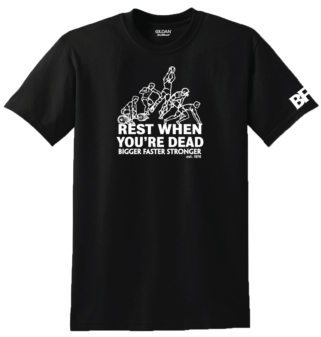 Old School T-Shirt - Rest When You're Dead
