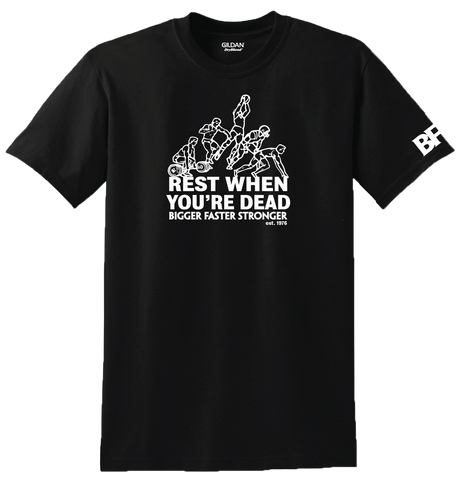 Old School T-Shirt - Rest When You're Dead