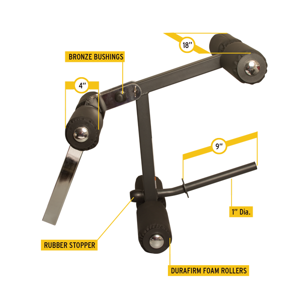 Body-Solid - 6 Roller Leg Developer