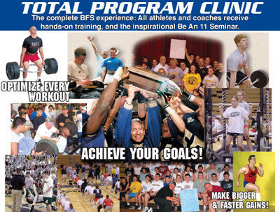 C - BE AN 11 and BFS 1 DAY TOTAL PROGRAM CLINIC and COACHES WRSC
