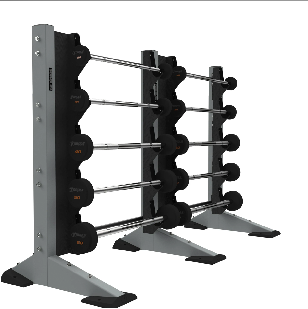 X-CREATE 2-MODULE WALL 10 BARBELL RACK – Weight Room