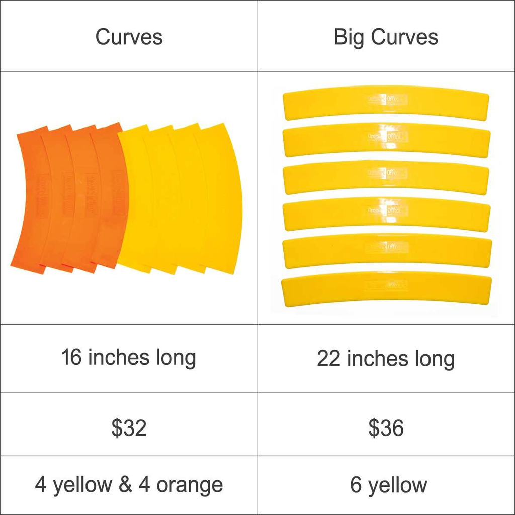 Big Curves - Set of 6
