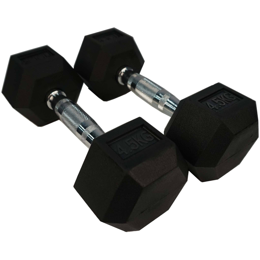 Torque Dumbbells - Rubber Hexagon