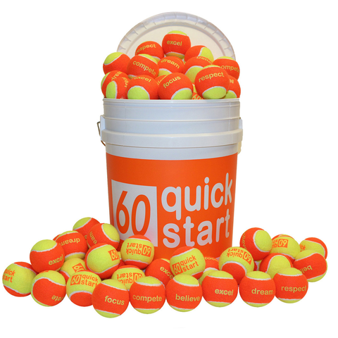 Quick Start 60 w/slogans 36 Felt Balls in Bucket
