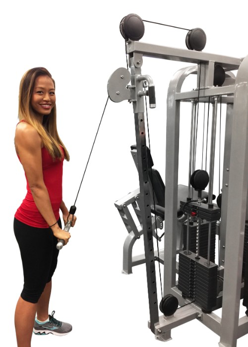 Compact Multi Gym 5 Stack Muscle D Weight Room Equipment