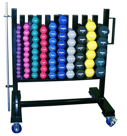 Heavy-Duty Rack for Hex Dumbbells