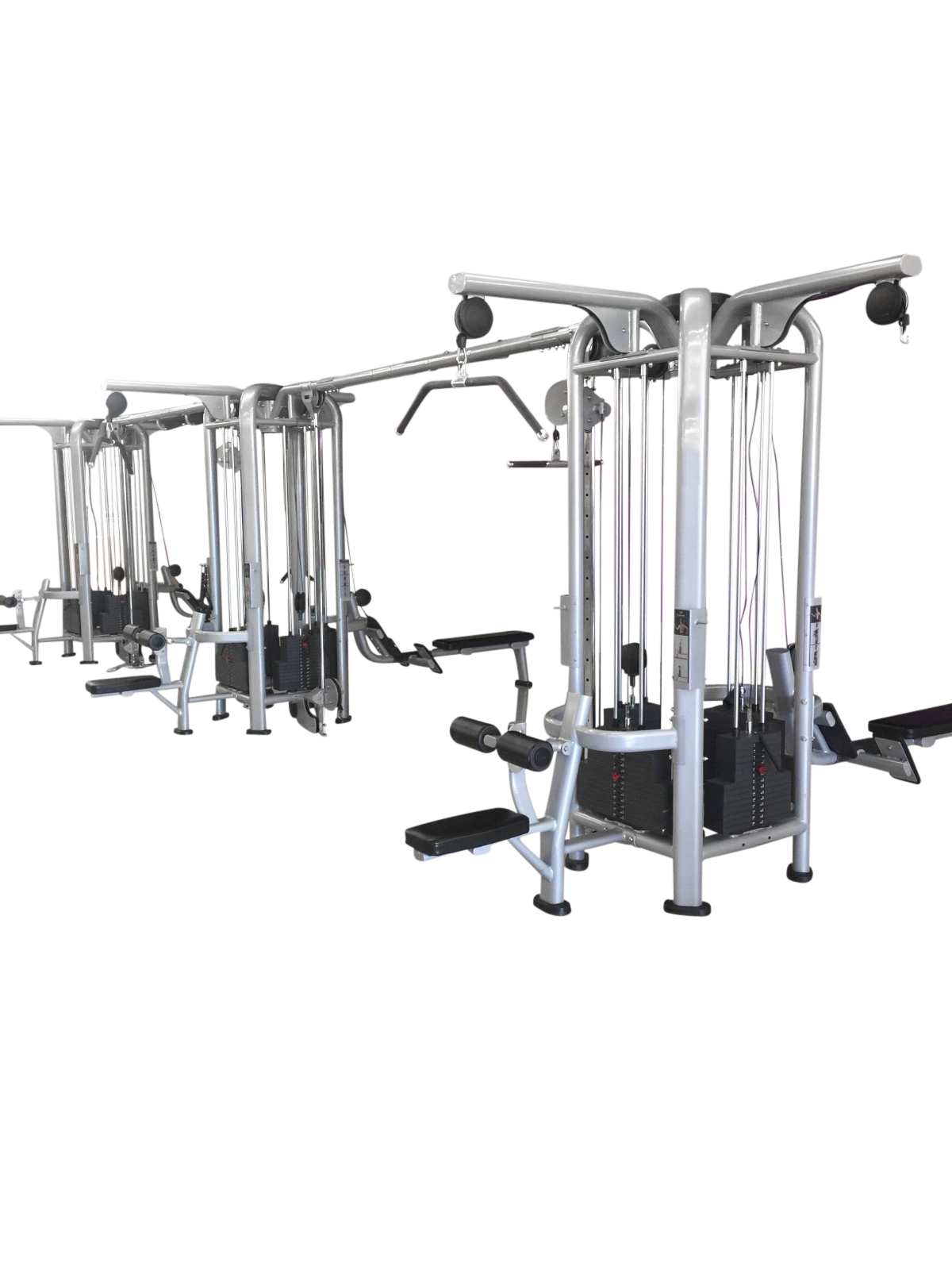 Muscle D Fitness The Compact 4 Stack Multi Gym Black Frame