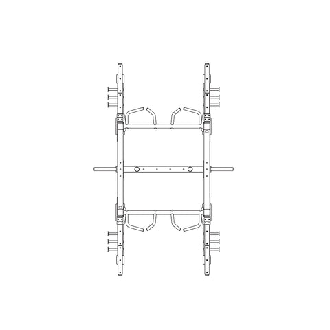 Torque X-SIEGE - 4 X 4 Foot Siege Storage Rack - X1 Package