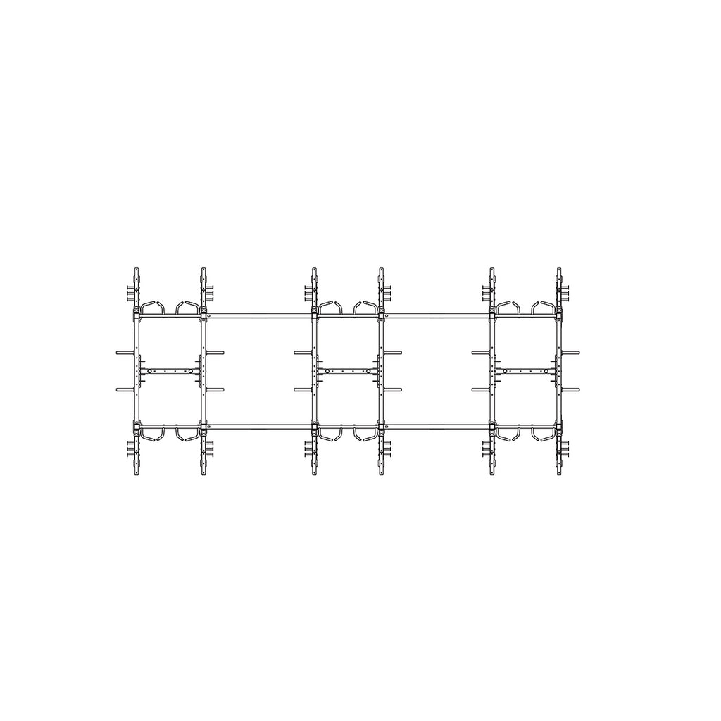 Torque X-SIEGE - 24 X 4 Foot Siege Storage Rack - X1 Package