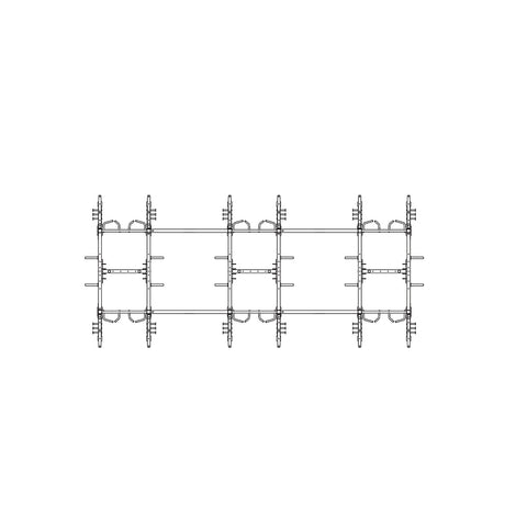 Torque X-SIEGE - 24 X 4 Foot Siege Storage Rack - X1 Package