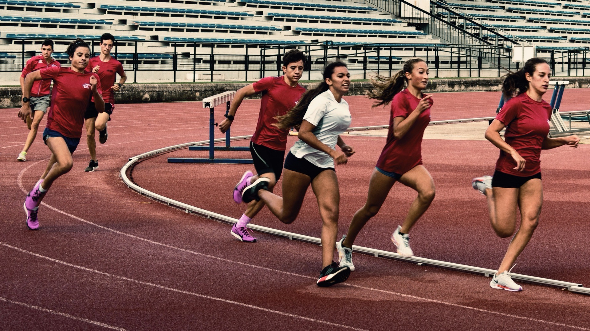 Athletes training through the BFS Total Program year